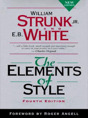 cover image of The Elements of Style